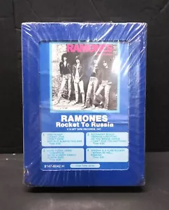 RARE factory sealed 8-track THE RAMONES – Rocket to Russia – Sire 1977 punk rock - Imagen 1 de 3