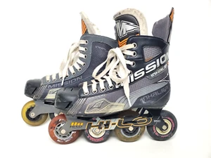 MISSION INHALER AC5 Inline Roller Hockey Skates Men's US 8.5 / EU 42 - Picture 1 of 11