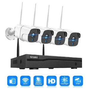 TOGUARD 8CH NVR H.265 2MP Plug in Wireless Security Outdoor Camera System NO HDD - Picture 1 of 13