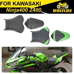 Almohadilla de sillín delantero cojín Pillion 2 piezas/juego para Kawasaki Ninja400 Z400 2018-2025 - Imagen 1 de 26