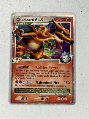 Juego de cartas coleccionables Pokémon Charizard G Lv. X Black Star Promo Holo DP45 2009 Foto 1 de 4