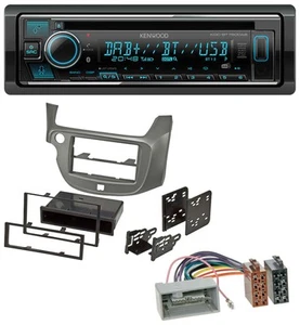 Kenwood MP3 Bluetooth DAB USB CD Autoradio für Honda Jazz (ab 2009) - silber - Bild 1 von 7