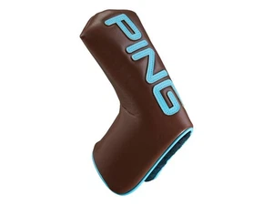 Ping Golf Japan HC-U2510 Color Code Putter Cover Blade Brown New - Picture 1 of 1