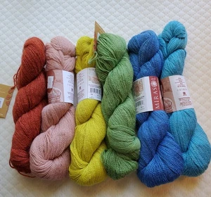 MIRASOL Sulka Legato Merino Alpaca Silk Fingering Wt 50g 274yds Luxury Yarn New - Picture 1 of 28