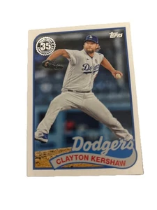 2024 Topps Series 1 Clayton Kershaw #89B-57 35th Anniversary Dodgers 1989 Insert - Bild 1 von 2