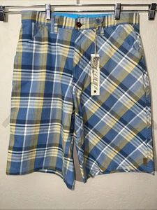 Pantaloncini Reef - Blu a quadri - Nuovi - Taglia 30 - Foto 1 di 7