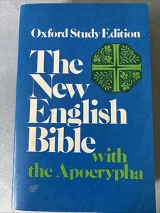 The New English Bible: With the Apocrypha (Oxford Study Edition) - GOOD - Picture 1 of 2