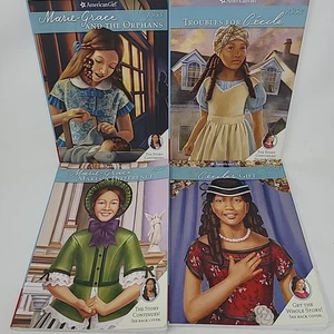 American Girl Marie Grace and Cecile 4 Books Paperback 1850s New Orleans 3 4 5 6 - Foto 1 di 8