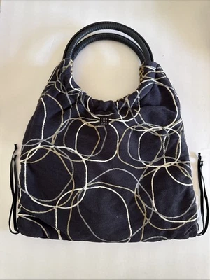 1154 Lill Studio Hobo Bag – Reversible Houndstooth/Geometric Handmade - Image 1 of 4