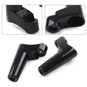 Frontblinker Halterungen Relocation Kit passend für Harley Dyna Sportster XL883N schwarz - Bild 1 von 8