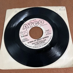 BUDDY GUY WITH DR. JOHN & ERIC CLAPTON *A MAN OF MANY WORDS* 1972 US PROMO 45 - Picture 1 of 2