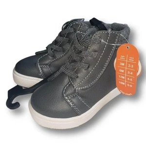 Graue High Top Jungen Kleinkind Schuhe Größe 4 - Bild 1 von 1