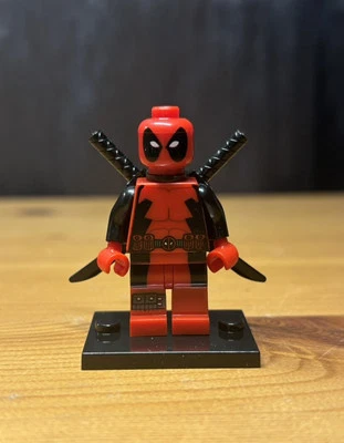 Lego CUSTOM Deadpool Minifigure Chopper Showdown 6866 SH0032 - Image 1 of 4