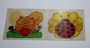 Vintage 1980's Vending Machine Squirrel & Lady Bug with Heart  - Picture 1 of 2