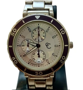 Reloj Hombre CC De Colección Acero Inoxidable Cuarzo Manecillas Luminosas Batería Nueva Funciona Muy bien - Imagen 1 de 9