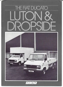 Fiat Ducato Luton & Dropside 1984-85 UK Market Foldout Sales Brochure - Picture 1 of 1