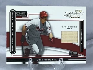 2003 Playoff Piece of the Game POG-48 Jim Thome Game Used Bat 136/200 - Picture 1 of 2