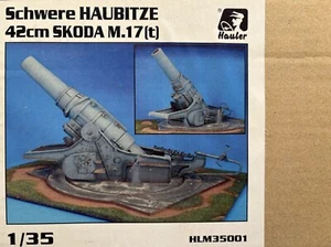 1/35 HAULER HLM35001 SCHWERE HAUBITZE 42cm SKODA M.17(t) resin kit - Imagen 1 de 1