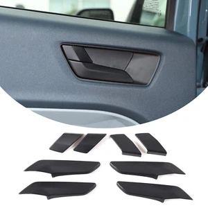8 PIEZAS Cubierta de manija interior ABS negro mate para Ford Maverick 2022 - Imagen 1 de 12