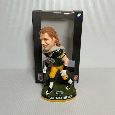 Clay Matthews NFL Green Bay Packers Legends of The Field 1 Of 2,015 Bobblehead Cover