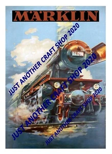 Marklin Model Railway Train 1955 A3 size Poster Advert Sign - very high quality - Picture 1 of 1