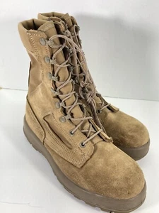 Belleville AFTW Boots Women Size 8 Men Sz 6.5 Coyote Brown Suede Lace Up Goretex - Picture 1 of 18