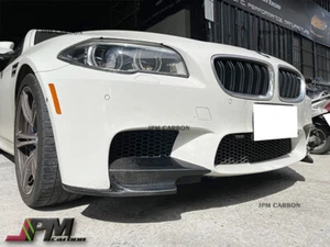 Parachoques delantero de fibra de carbono estilo RK divisor labio para BMW F10 M5 2012-2016 SOLAMENTE - Imagen 1 de 1
