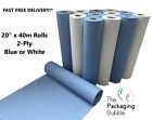 Premium Quality 20" Couch Rolls Hygiene Massage Salon Beauty Paper Blue White