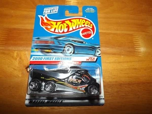 HOT WHEELS, 2000 FIRST EDITIONS, #22 OF 36, CABBIN' FEVER, BLACK, NOC - Picture 1 of 3