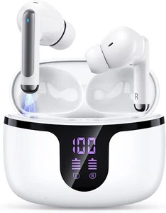 Bluetooth Kopfhörer in Ear, Bluetooth 5.3 Kopfhörer Kabellos mit Mikrofon, - Bild 1 von 34