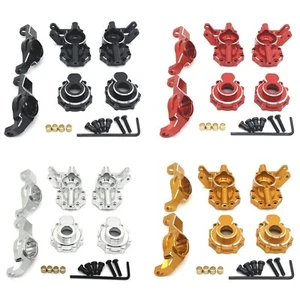 Alloy Front Portal Drive Housing Caster Blocks Kit for 1:10 RC Traxxas TRX4 TRX6 - Picture 1 of 14