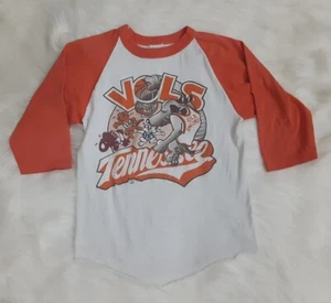 Vintage 1970's Tennessee Volunteers Basketball Shirt Youth Size Very Rare HTF - Picture 1 of 7