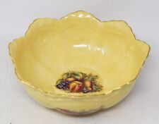 Aynsley Orchard Gold Fine Bone China Fruit Decorated Large Bowl - 9.25" Diameter