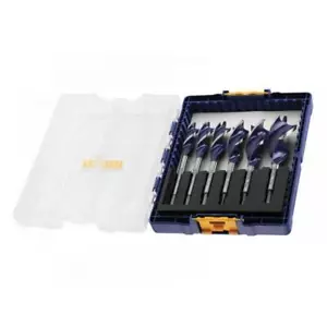 Irwin Blue Groove 6 Piece Set Wood Speedbor Auger Drill Bits 16mm-32mm,IW4042202 - Picture 1 of 5