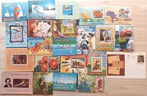 GUINEA ECUATORIAL, 21 MNH BLOCKS+ POSTCARD - Picture 1 of 1