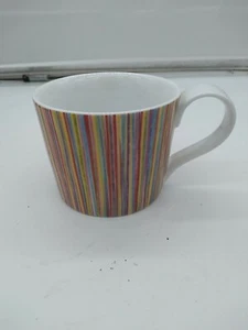 NEW NWT Starbucks Rainbow 2008 Rainbow Vertical Stripe Ceramic 13 Oz Coffee Mug - Picture 1 of 3