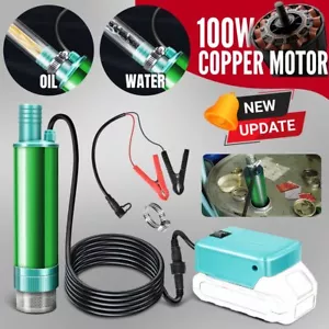 For Makita 18V Battery Submersible Diesel Fuel Water Oil Transfer Pump 60 L/min - Picture 1 of 12