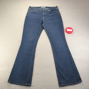 Pantalones de mezclilla para mujer Levi Strauss Signature tiro medio corte bota talla 16L 33x34 azul - Imagen 1 de 11