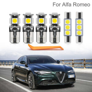 LED Door Courtesy Trunk Glove Box Light Bulbs For 16+ Alfa Romeo Giulia Stelvio