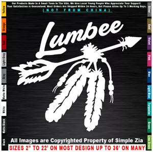 Calcomanía pegatina lumbee de flecha nativa americana - Imagen 1 de 12