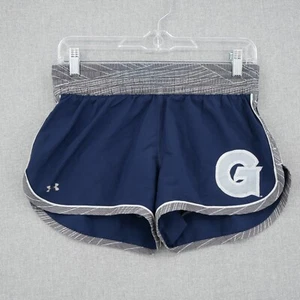 Under armour Shorts Womens S Small Blue Training Workout Gym Elastic Waist - Picture 1 of 10