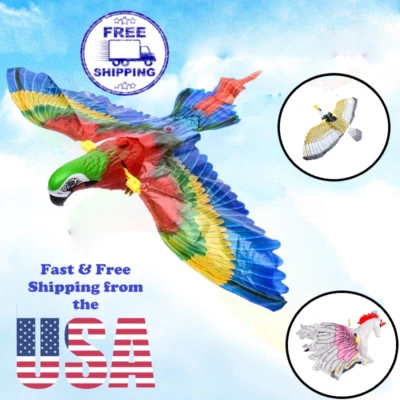 THE CULTURED CAT Electronic Interactive Flying Bird Cat Toy | Hanging Pet Stimulation Exercise