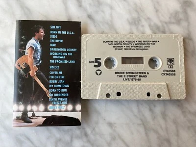 Bruce Springsteen & The E Street Band Live 1975-85 CASSETTE Tape Columbia TAPE 3 - Image 1 of 3