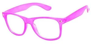 Gafas Infantiles Estilo Nerd Lentes Retro Transparentes - Picture 1 of 7