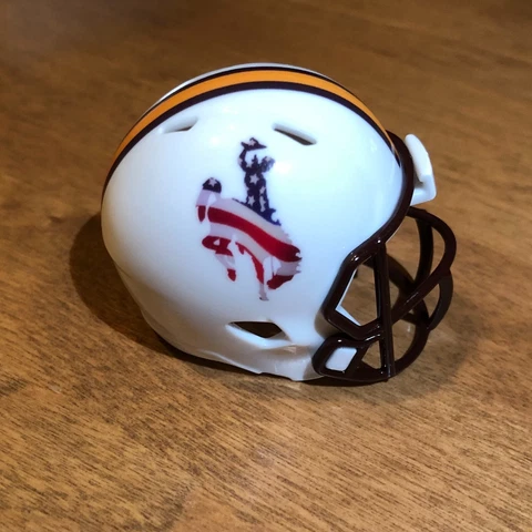 Wyoming Cowboys patriotic custom pocket pro helmet Mountain West Cover
