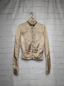RICK OWENS zip up bomber spring/summer 2013 “Island” collection Women's US 6 in - Picture 1 of 24