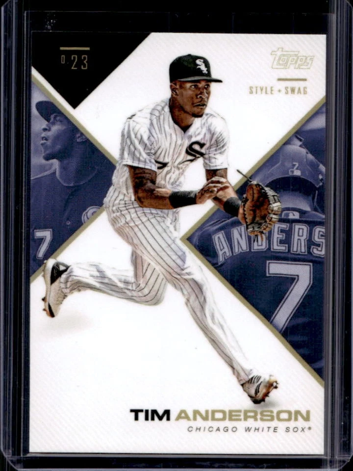 2019 Topps x Fernando Tatis Jr.: 0.23 Tim Anderson Style Swag UER #0000 - Image 1 of 2