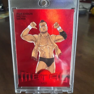2025 MJF Upper Deck AEW Metal Universe Retro Red Precious Metal Gems PMG /100 🔥 - Picture 1 of 3