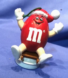 Vintage 1990's  Red M&M's Christmas Ornament - Bild 1 von 3