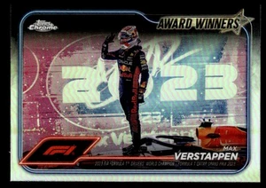 2024 Topps Chrome Formula 1 Refractor Max Verstappen #183 - Picture 1 of 2